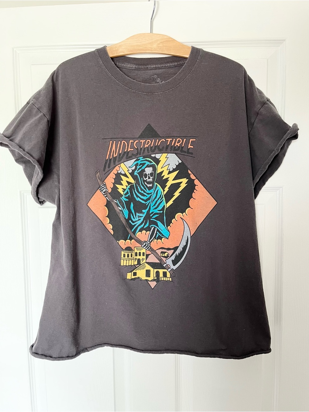 Cut-off Indestructible manufacturing Graphic Tee